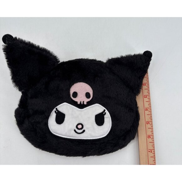 Kuromi Forever 21 Faux Fur Cosmetic Bag Sanrio New - Picture 8 of 8